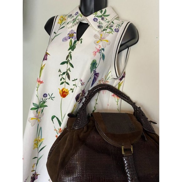 Sondra Roberts Brown Leather Handbag - Picture 10 of 16